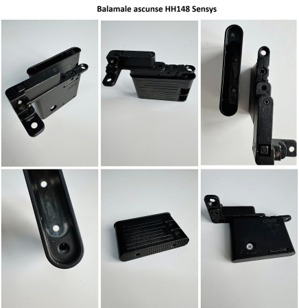 Balamale ascunse HH148  pentru Rame de aluminiu [1]