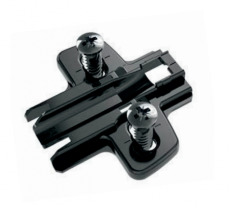 Balamale Sensys negru obsidian cu amortizor (Plăcuță Cruce 1,5mm) pentru Rame de aluminiu [1]