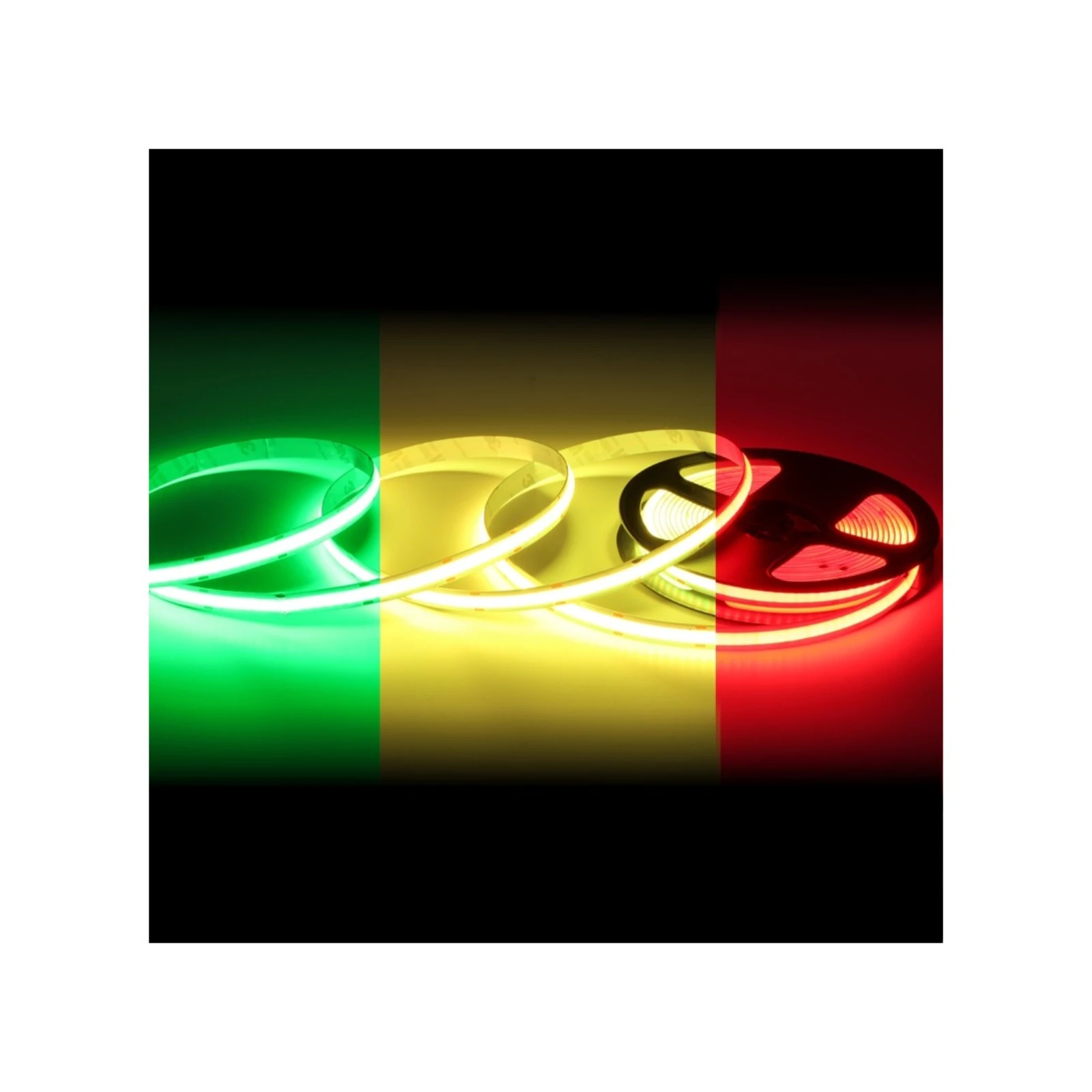 Banda LED - Banda LED COB RGB cu lumina continua 24V IP20 16W/m