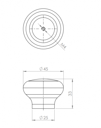 Buton Funga Ø 45 mm [1]
