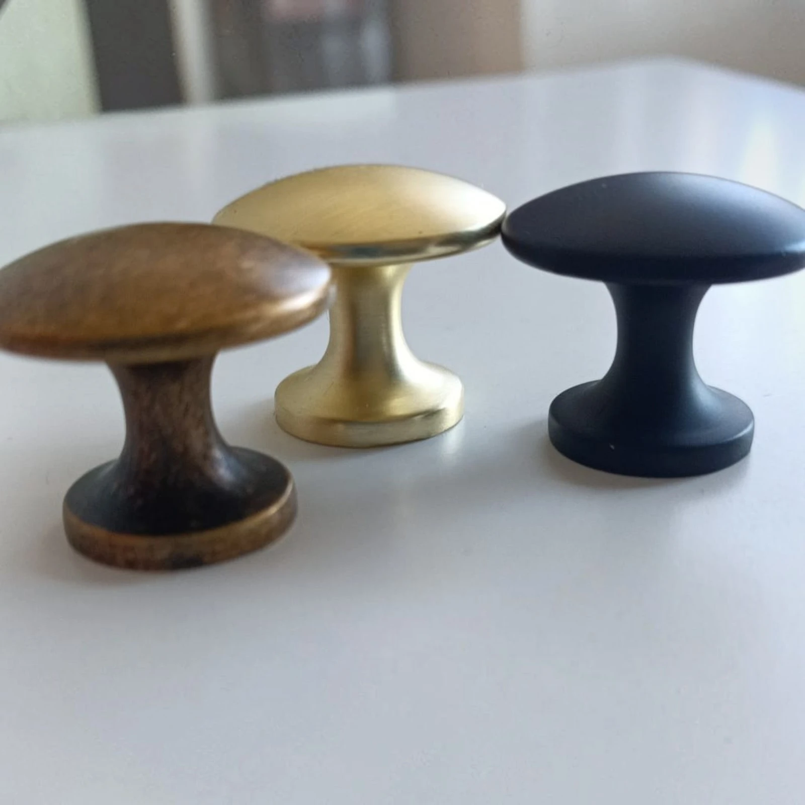 Buton metalic rotund Cors pentru mobilier, Ø28 mm [6]