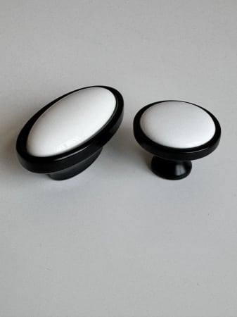Buton mobilier Antichizat Porțelan VG  Ø32mm [5]