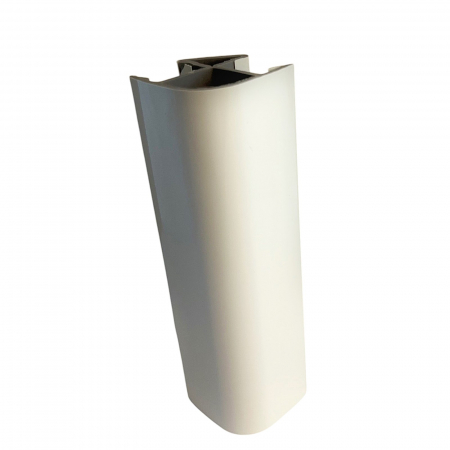 Plinta Aluminiu / PVC - Colt Exterior Plintă Dreaptă h150