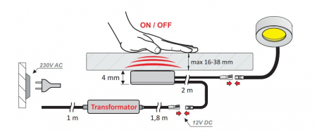 Set cu Transformator si Comutator Capacitiv LED [1]