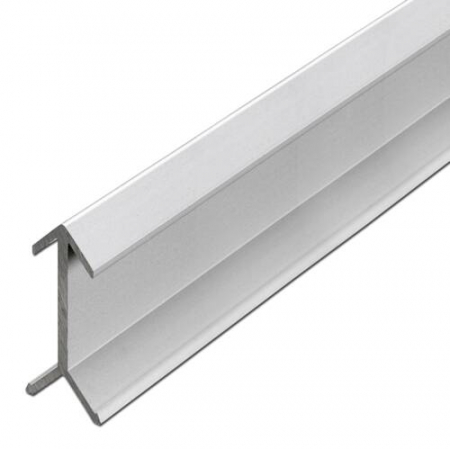 Profil de îmbinare - Conector de colț,  cap 10 mm - finisaj Argintiu mat