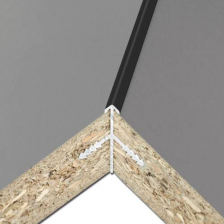 Conector de colț cu punte,  cap 5 mm pentru placă de 18 - 19 mm [2]