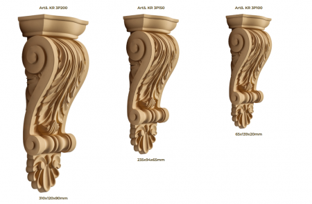 Elemente Decorative Console Capitelli - Modelul KR 3P [2]