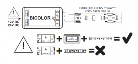 Controler LED Bicolor [2]