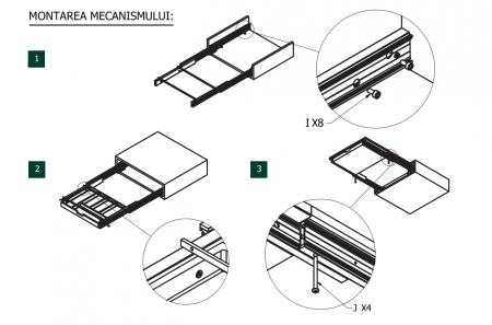 Cook - Mecanism 3 în 1 pentru extensie blat [9]