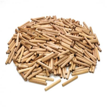 Dibluri și Baghete Lemn - Dibluri canelate din fag –  6 x 30 mm