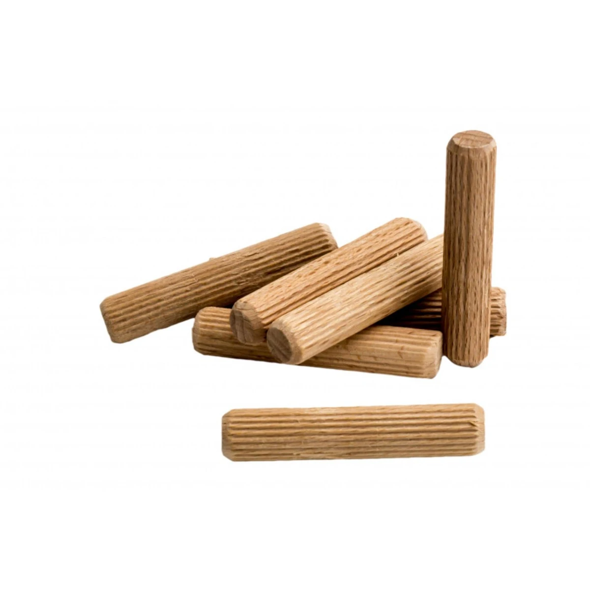 Dibluri și Baghete Lemn - Dibluri lemn fag canelate – Ø 10 mm