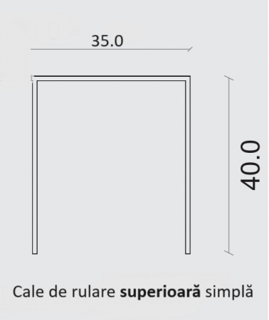 Eco Slide - Usi glisante - Eco Slide - Cale de rulare simplă