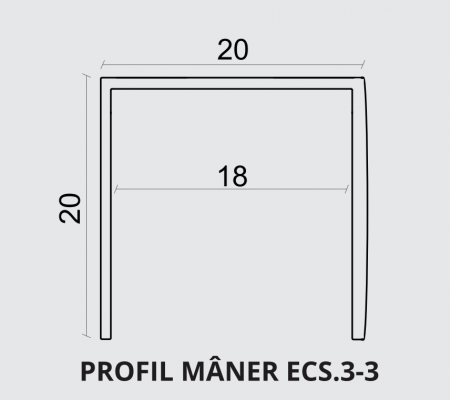 Eco Slide - Sistem 2 sau 3 uși glisante finisaj Inox [7]