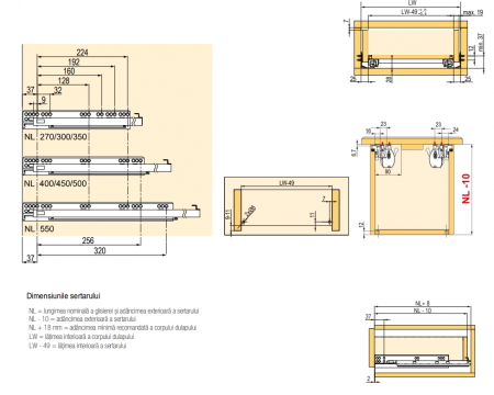 Glisiere cu deschidere PUSH [1]