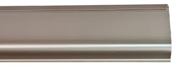 Profil GOLA ,,C " 4.1m finisaj Negru/Alb/Inox, marca OPES, pentru corpuri de mobilier cu sertare [7]