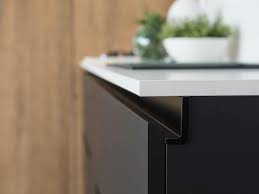 Profil GOLA ,,L "(J) 4.1m  finisaj negru/alb/inox, marca OPES, pentru montaj sub blat [1]