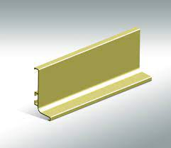 Profil GOLA - Profilele GOLA ,,L "(J) 4.1m  finisaj Auriu, marca OPES, pentru montaj sub blat