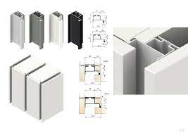 Profilele GOLA ,,Vertical " finisaj Aluminiu 2.7m pentru corpuri de mobilier tip ,,soldat" marca OPES [5]