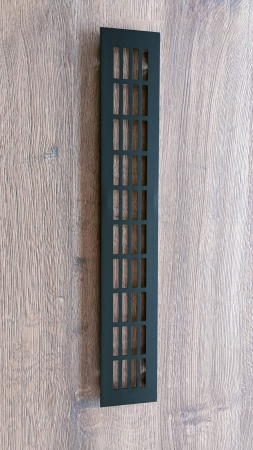 Grilaj aerisire finisaj negru [2]