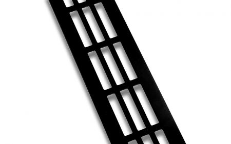 Grilaj aerisire finisaj negru [8]