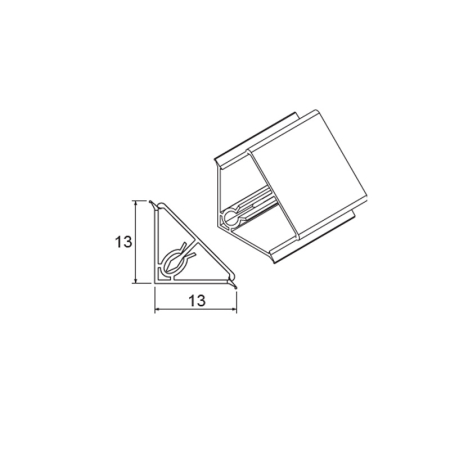 Înălțător triunghiular MINI L 4000mm marca OPES [1]