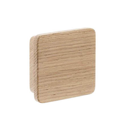 Manere & Butoni Mobilier - Mâner Lemn Square 60x60 mm