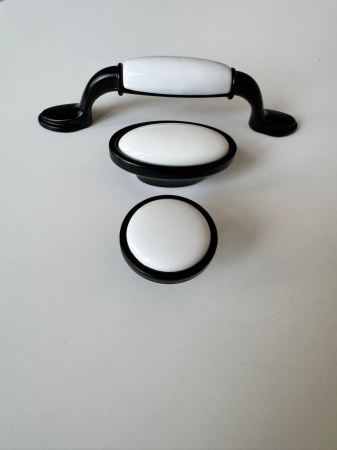 Mâner mobilier Antichizat Porțelan VG 96 mm [8]
