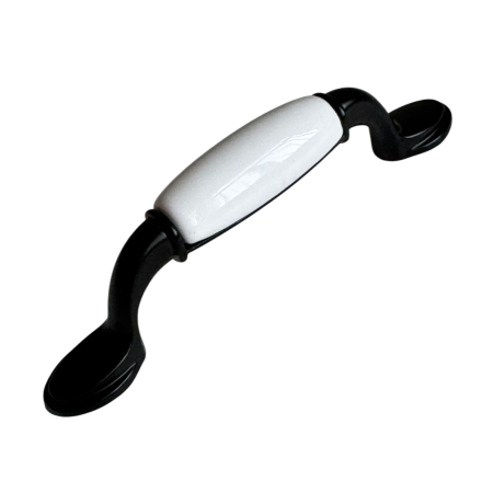 Manere & Butoni Mobilier - Mâner mobilier Antichizat Porțelan VG 96 mm