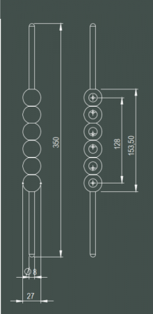 Mâner Petra Negru Mat [5]