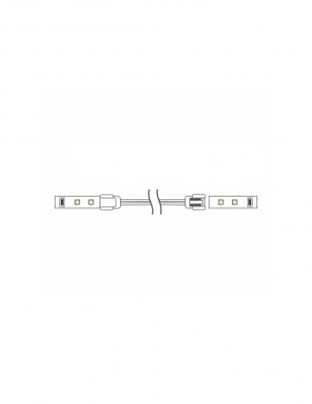 Micro conector bandă LED 8mm, cu minimufă, cablu 2 m [2]