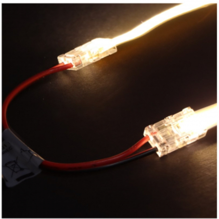 Micro conector bandă LED COB 8mm, cu minimufă [5]