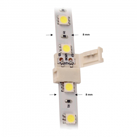 Micro conector fără fire pentru 2 benzi LED 8 mm [1]