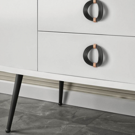 Picior Bone finisaj Negru mat [2]