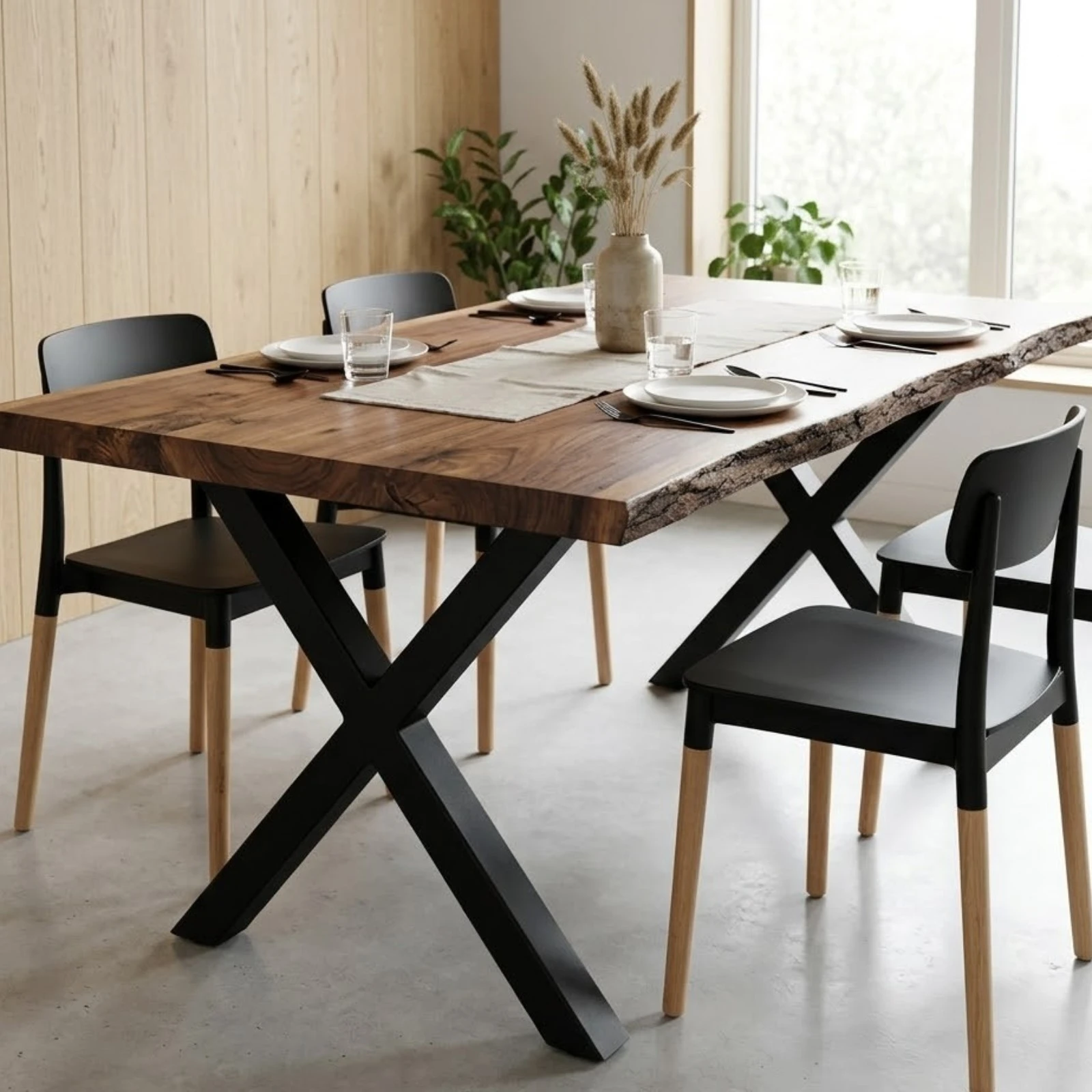 Picioare pentru masă - Picior de Masă din Profil Metal - XENA