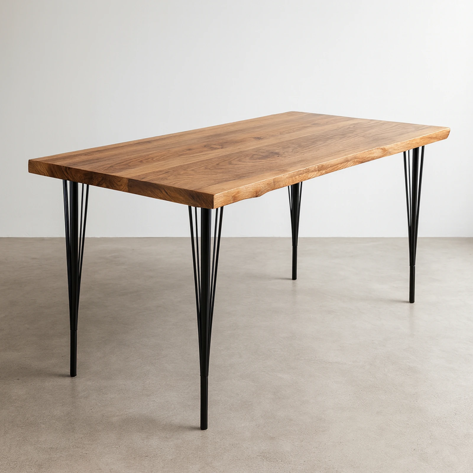 Picior metalic conic h 720 mm – Negru Mat [2]