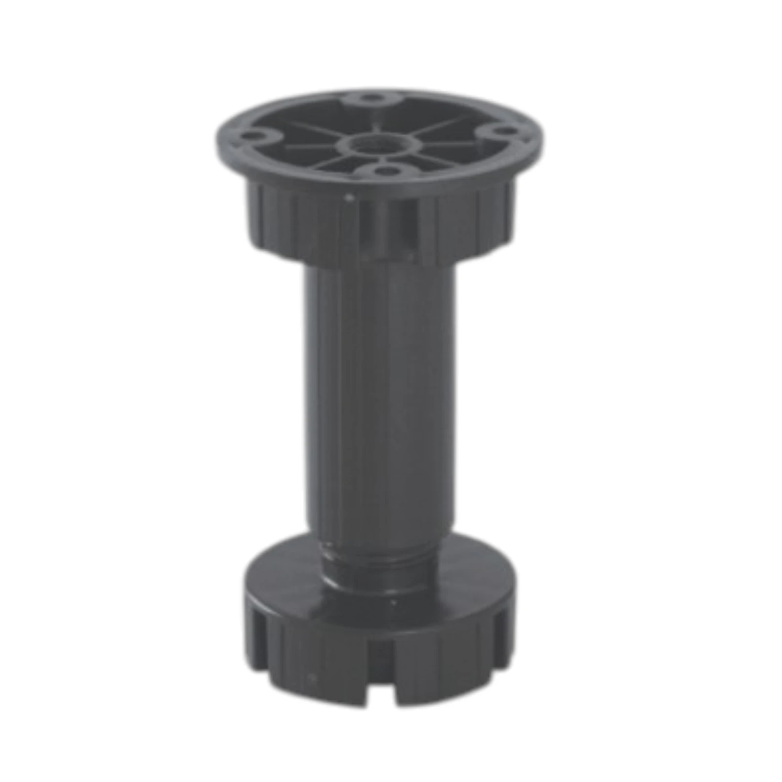 Picioare pentru mobilă - Picior reglabil din plastic pentru plintă