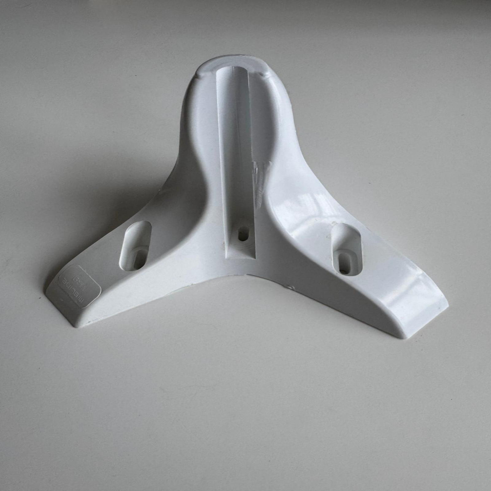 Picior Sofa S - Curve VG, Plastic finisaj Alb h 140 mm [1]