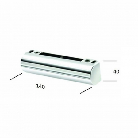 Picior Sofa Semi VG, Plastic finisaj Crom lucios - set 4 buc [1]