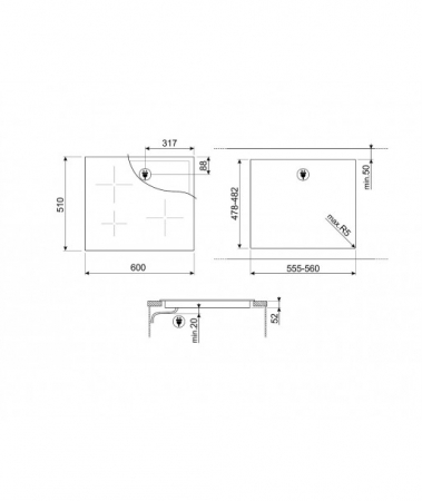 Plita inductie incorporabila SI2641D/DP - 60 cm [5]