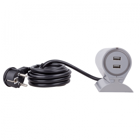 Priza Schuko  Sofa Box cu 2 porturi USB 5V / 2.4 A [5]