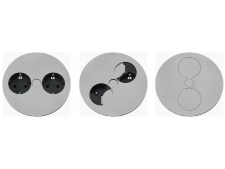 Prize Incorporabile - Sistem  încorporabil Twist cu 2 prize Schuko marca BACHMAN