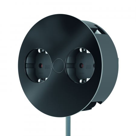 Prize Incorporabile - Sistem  încorporabil Twist cu 2 prize Schuko marca BACHMAN