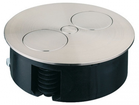 Sistem  încorporabil Twist cu 2 prize Schuko marca BACHMAN [2]