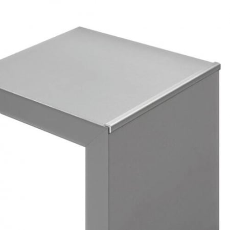 Profiluri tip "L" / Profiluri unghiulare - Profil aluminiu 90° -  margini teșite, 5 x 5 mm