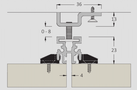 Profil aluminiu pentru sistem Vertiko [1]