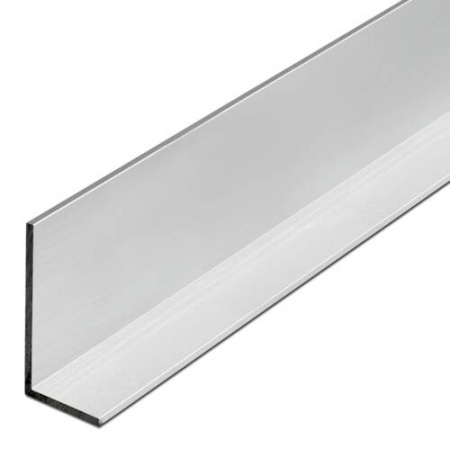 Profiluri tip "L" / Profiluri unghiulare - Profil aluminiu tip "L" - 1,5 mm, Argintiu mat