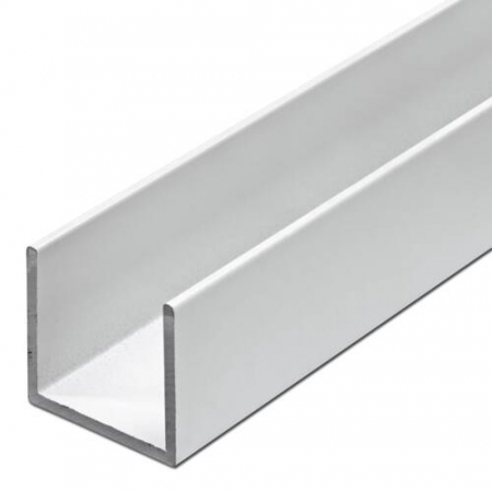 Profiluri  tip "U" - Profil Aluminiu  tip "U" - ALB