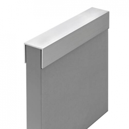 Profiluri  tip "U" - Profil aluminiu tip "U" -  Argintiu mat
