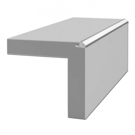 Profil Aluminiu cu punte, formă dreptunghiulară, 7 mm [3]