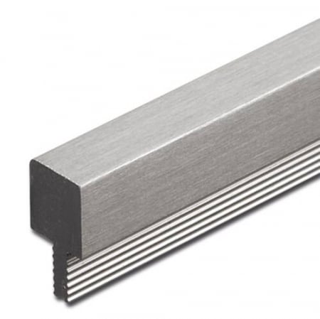 Profil de Colț - Profil Aluminiu cu punte, formă pătrată 7 mm